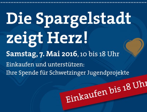 „Die Spargelstadt zeigt Herz“ am 7. Mai 2016