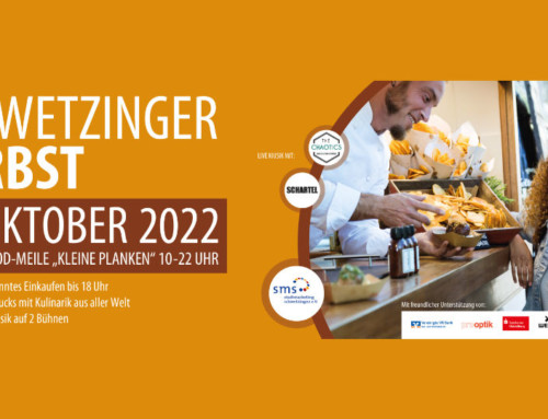 Schwetzinger Herbst trifft Streetfood am 8. Oktober 2022