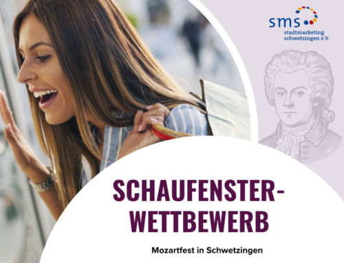 Gemeinsame Schaufenster-Aktion im Rahmen des Mozartfests